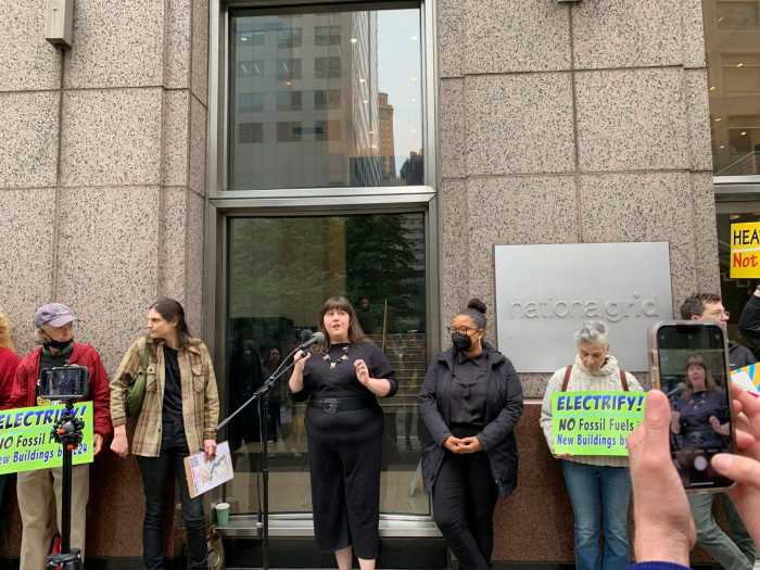 emily gallagher outside national grid