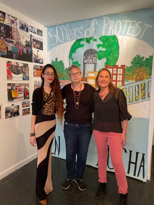 curators of environmental activism exhibit at museo de los sures