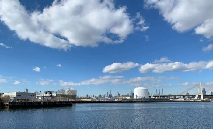 greenpoint energy center from newtown creek