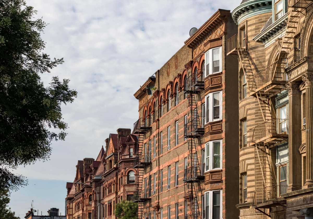 Buildings in Bedford-Stuyvesant.