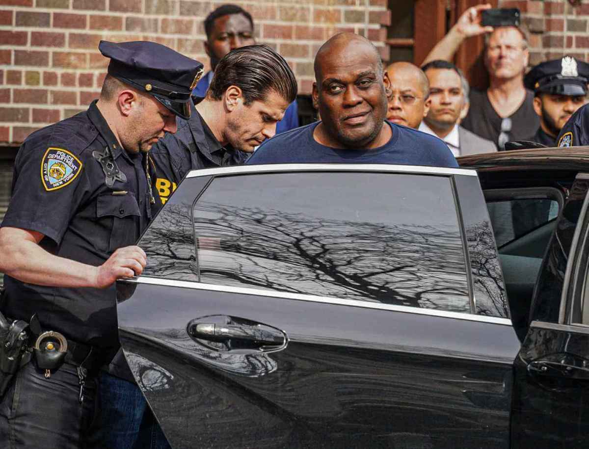 frank james outside courthouse on friday