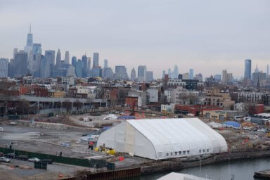 public place, the gowanus brownfield site, from above