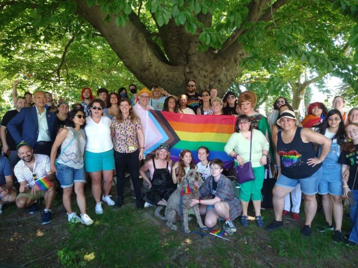 pride celebration in nicole malliotakis' district