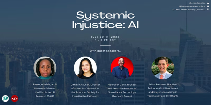 Injustice in the Justice System AI
