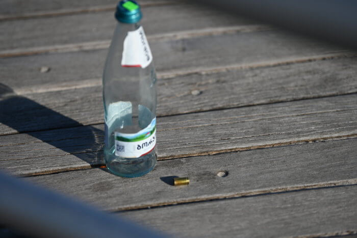 bullet on boardwalk ahead of operation h.o.o.d shooting