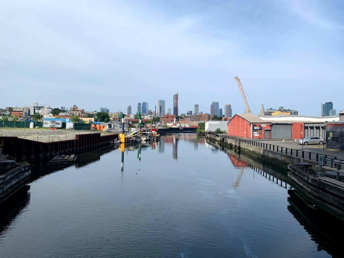 photo of gowanus canal in rezoning area