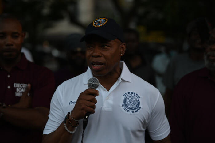 mayor eric adams at national night out