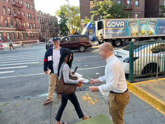 max rose campaigning for primary