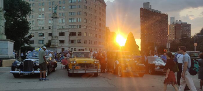 classic cars at grand army plaza