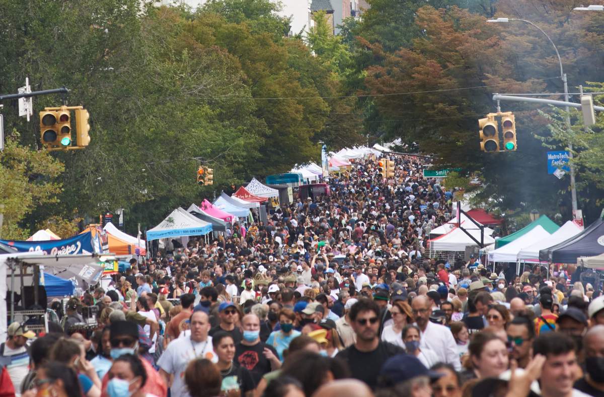 Brooklynites enjoy the annual Atlantic Antic Festival