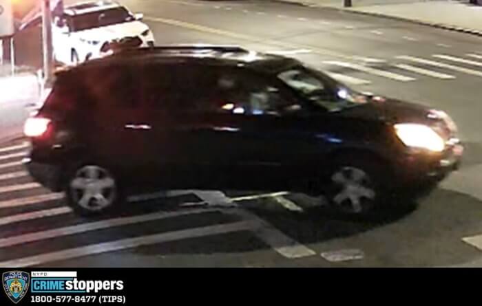 The alleged dyker heights suspects were seen leaving the scene in dyker heights in a dark colored SUV.
