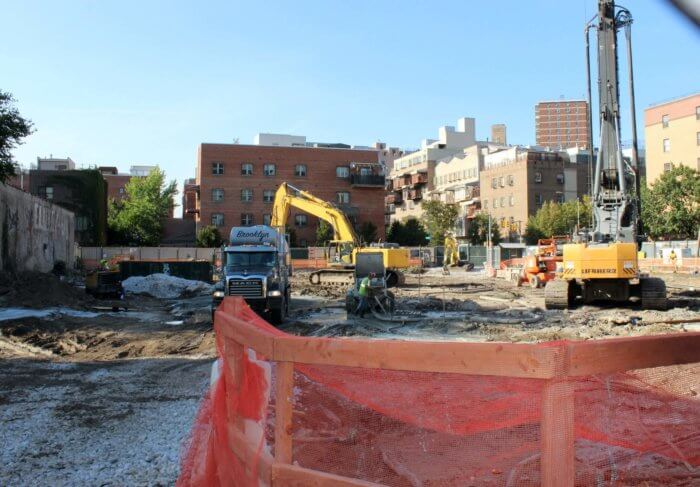 throop avenue construction site