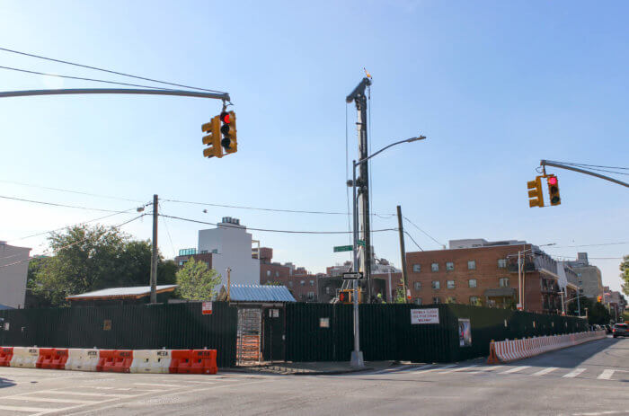 broadway triangle construction site 