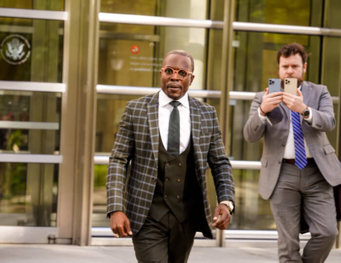 whitehead leaving brooklyn courthouse