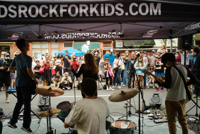 people playing instruments at atlantic antic