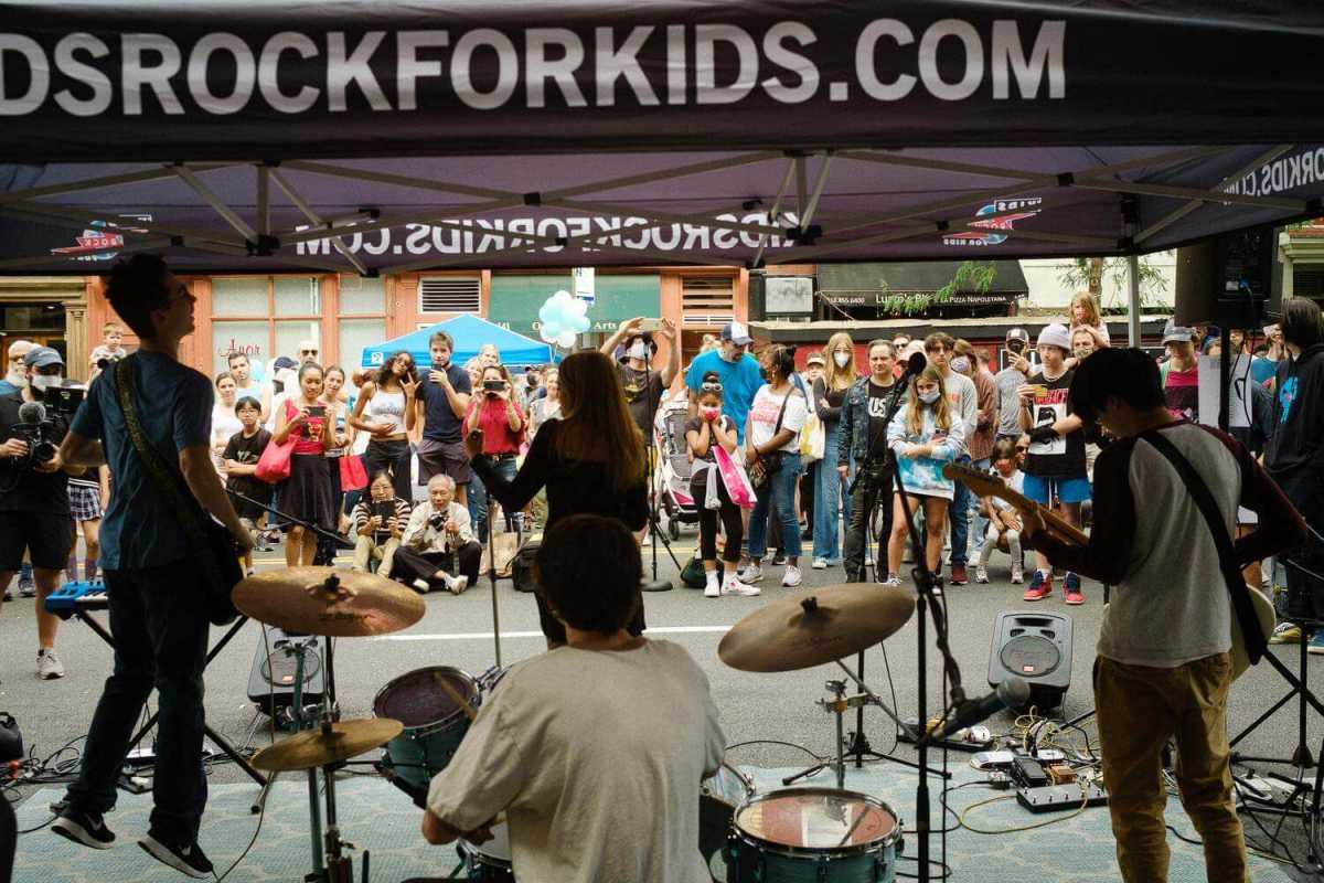 people playing instruments at atlantic antic