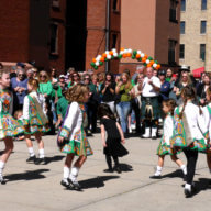 young irish step dancers at the great irish fair