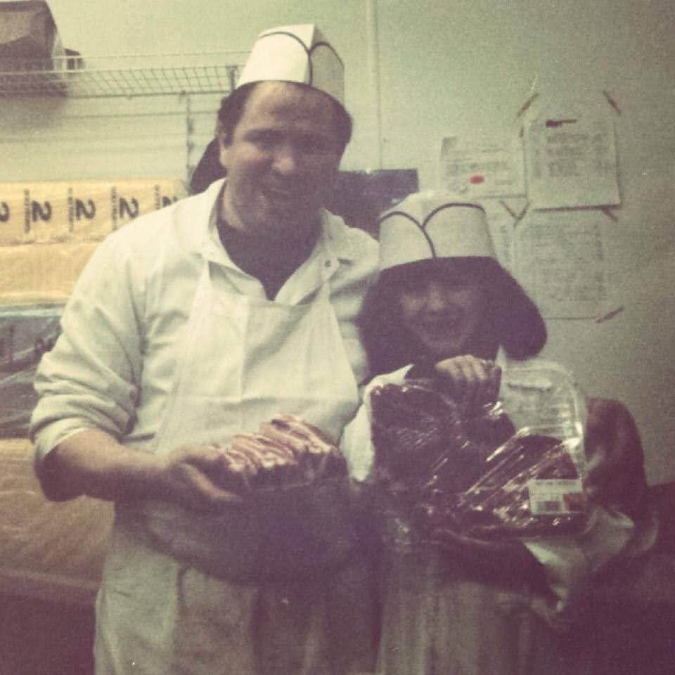 The butcher has being working behind the counter for 26 years and is known for his happy demeanor.