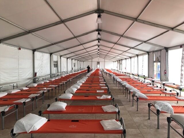 emergency shelter for asylum seekers