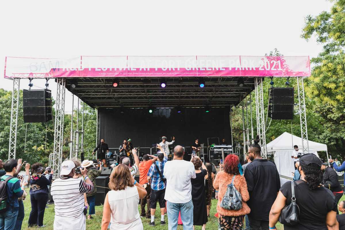 BAM welcomes Fort Greene to the Myrtle Lawn for an evening of free music