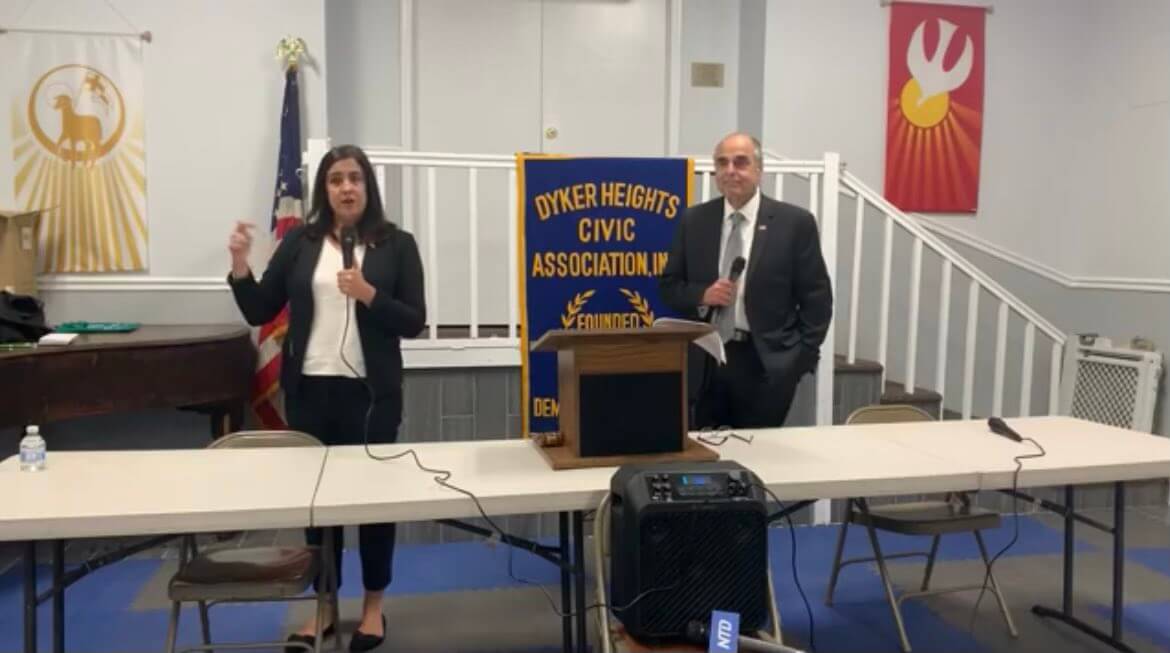 nicole malliotakis at dyker heights debate