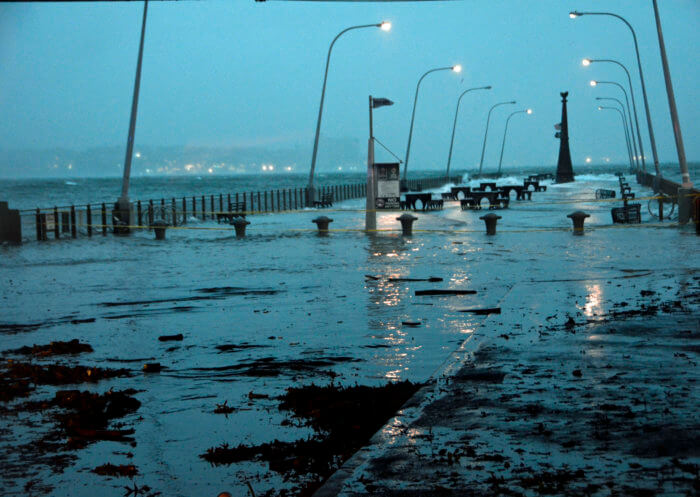 bay ridge boardwalk after superstorm sandy october 2012