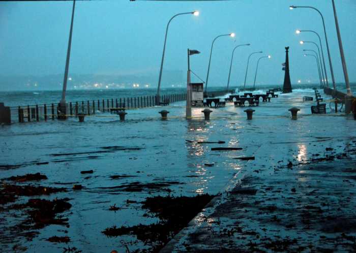 bay ridge boardwalk after superstorm sandy