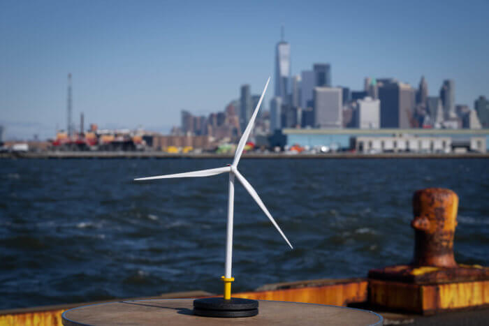 small wind turbine before con edison reliable clean city project