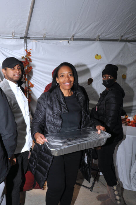 rita joseph at thanksgiving event