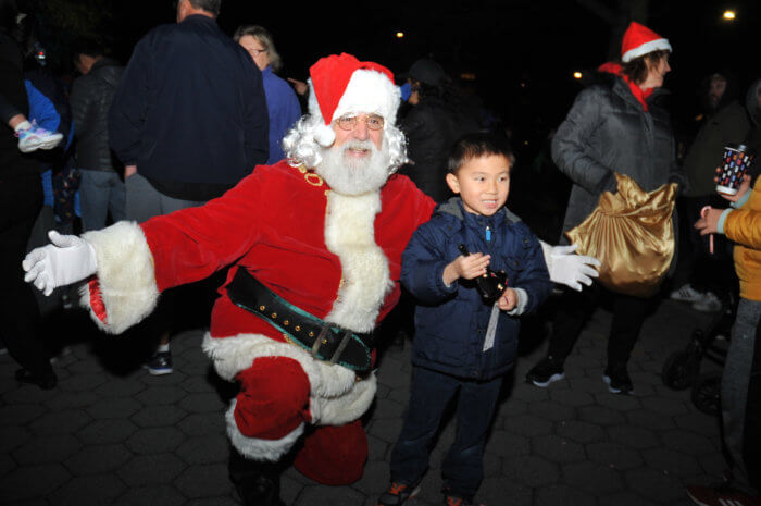 Locals got to grab a picture with Santa and enjoy some sweet treats at the annual Shore Road tree lighting event. 