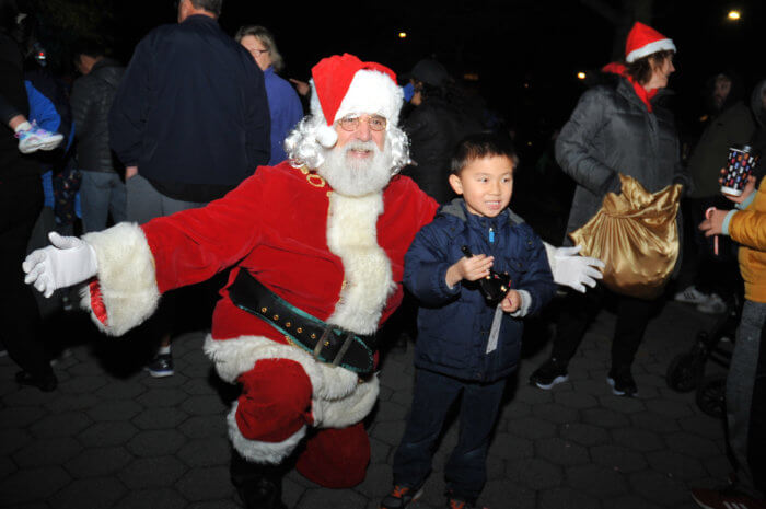Locals got to grab a picture with Santa and enjoy some sweet treats at the annual Shore Road tree lighting event.
