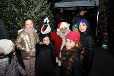 Bay Ridge leaders usher in the holiday spirit at the beginning of the Christmas season.