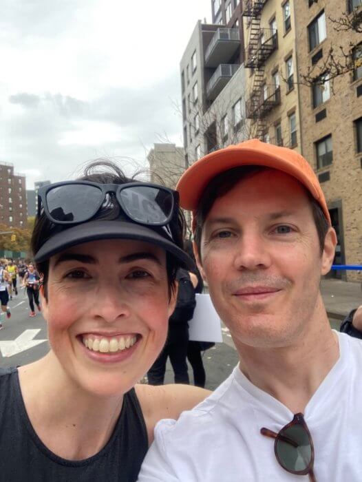 jessica allen during new york city marathon
