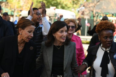 kathy hochul stumping for elections with brooklyn politicians