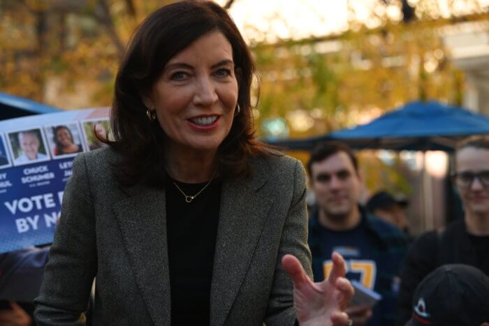 governor kathy hochul on midterm election day