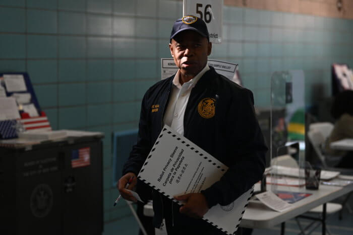 mayor eric adams voting