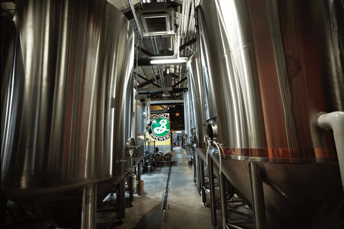 fermentors at brooklyn brewery