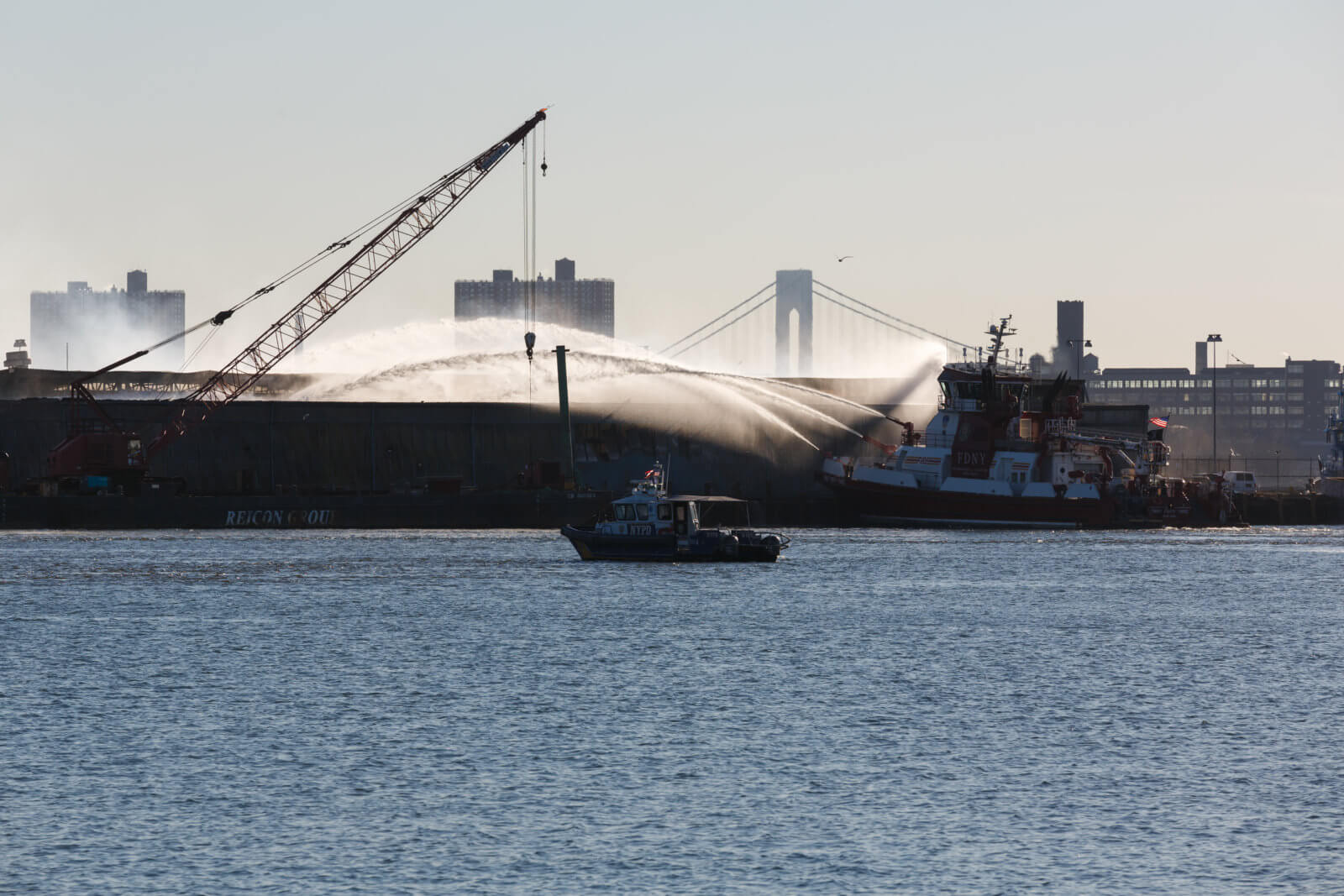 Fire at Red Hook warehouse that stored NYPD evidence contained; cause