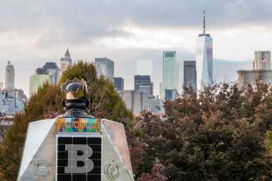 DUMBO's latest public art display celebrates the life and legacy of beloved Brooklyn artists, The Notorious B.I.G.