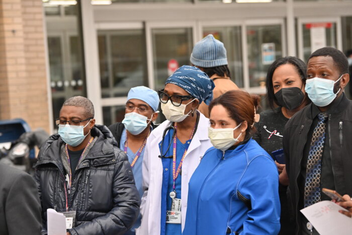 one brooklyn health staffers during cyber attack press conference