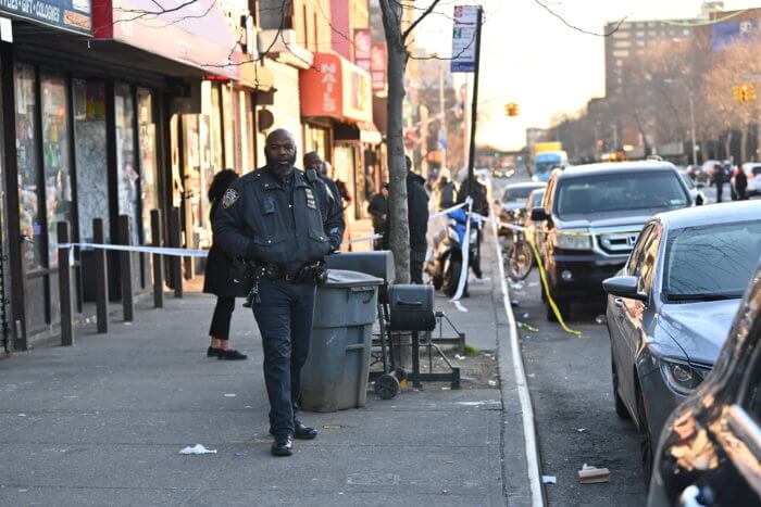 police at scene of brownsville shooting