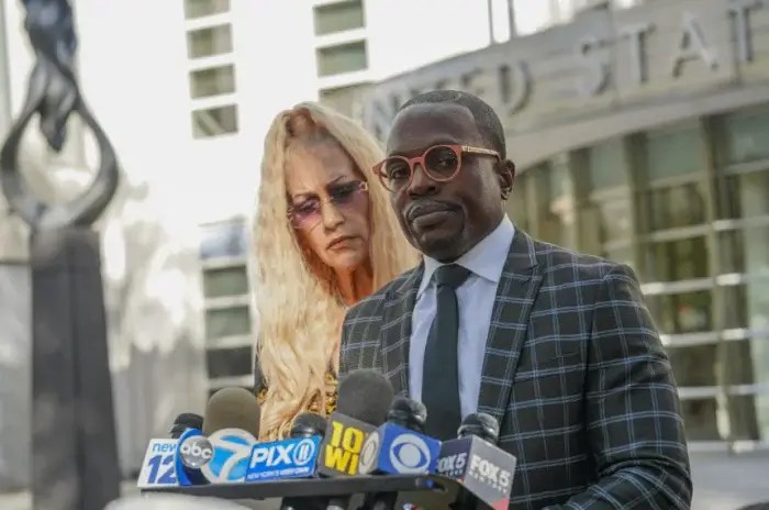 bishop lamor whitehead at press conference