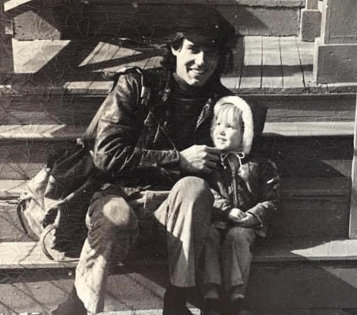 Mantis and his daugther in the 1970s 
