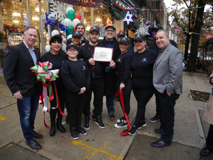 people celebrate new bay ridge businesses