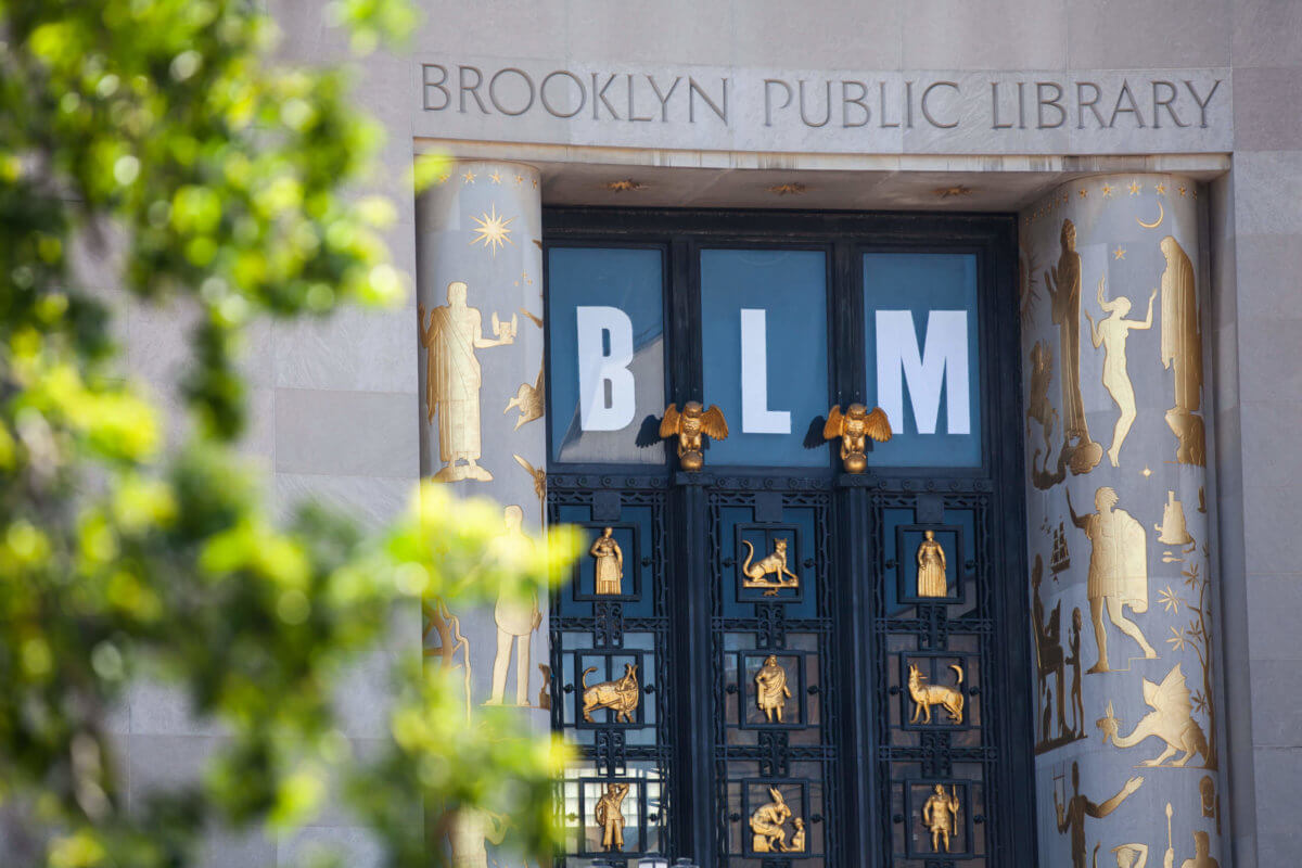 brooklyn public library main branch doors