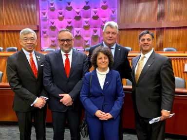 lester chang being sworn in