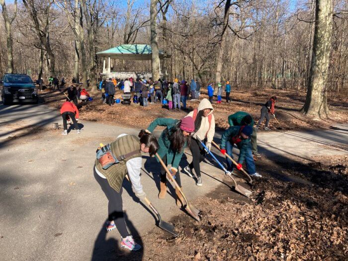 It was all hands on deck at Prospect Park Alliance's day of service in honor of MLK. 