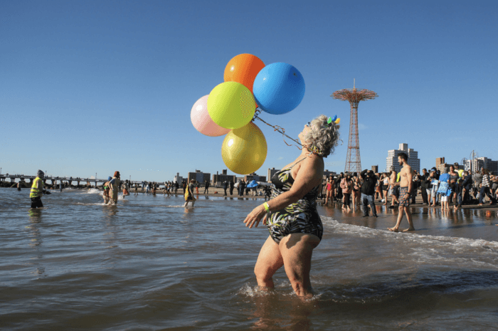 PHOTOS: Thousands 'wash off the old year' at 120th annual Coney