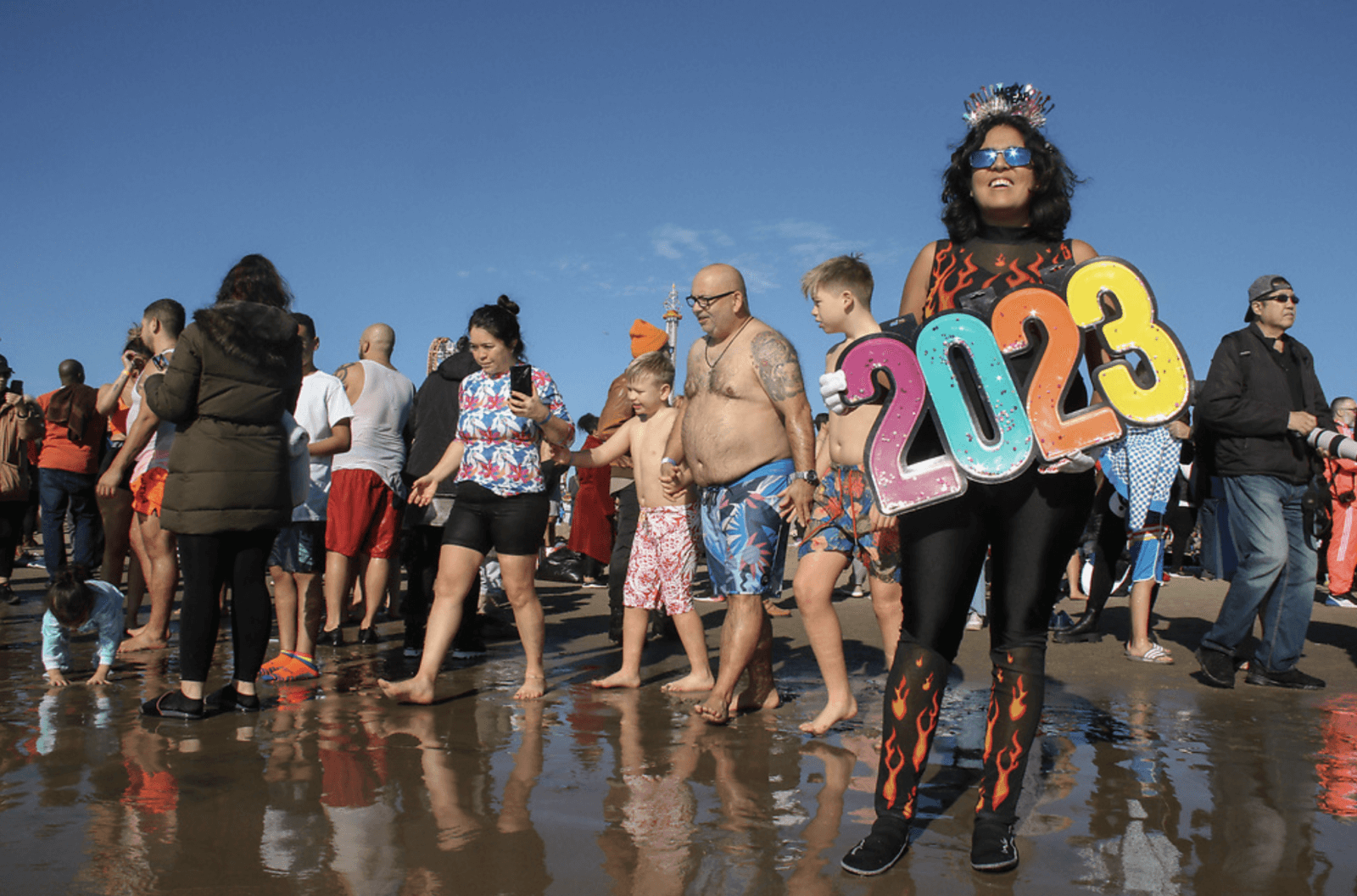 PHOTOS Thousands ‘wash off the old year’ at 120th annual Coney Island