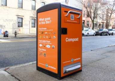 smart compost bin in bed-stuy